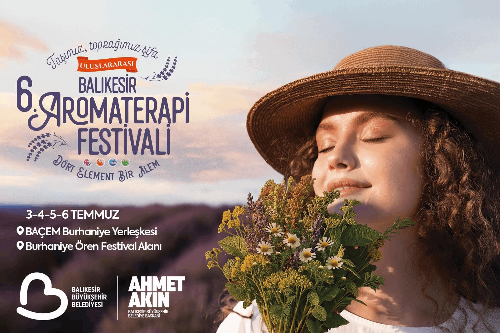 Uluslararası 6. Balıkesir Aromaterapi Festivali Kapılarını Açıyor