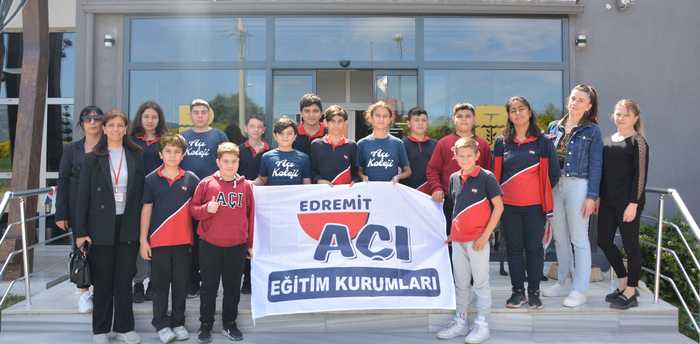 Edremit AÇI Koleji Ortaokul Öğrencileri BAÇEM'i Ziyaret Etti